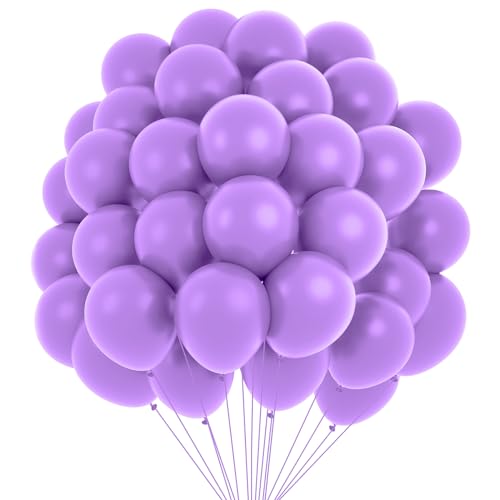 Luftballons Lila Geburtstagsdeko Lila Luftballons 100 Stück Pastell Luftballons Geburtstagsdeko Lila Luftballon Girlande Lila Hochzeit Deko Lila Deko Geburtstag Tischdeko Christmas von Twidels