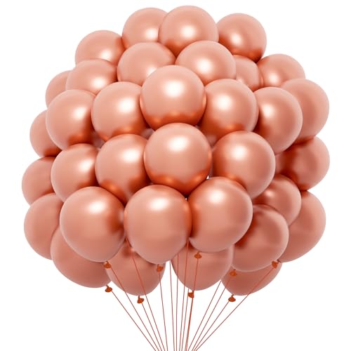Luftballons Rosegold 60 Stück Luftballons Rosa Hochzeit Luftballon Metallic Ballons Geburtstag Dekoration Bunte Luftballons Geburtstag Mädchen Pinke Luftballons Geburtstag Ballon Dame Rosegold von Twidels