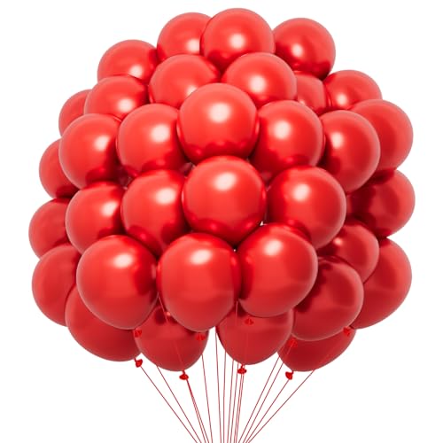 Rote Luftballons Rote Ballons Luftballons Rot 60 Stück Geburtstagsdeko Rot Ballon Luftballon Hochzeit Rot Luftballon Girlande Roter Luftballon Rot Luftballon Roter Ballon Casino Deko Rote Ballon von Twidels