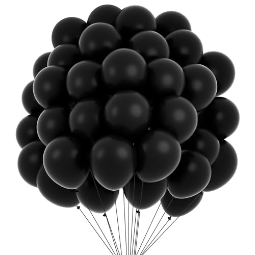 Schwarze Luftballons Schwarze Ballons 300 Stück Halloween Luftballons Geburtstag Luftballon Girlande Luftballons Schwarz Luftballons Hochzeit Party Deko Luftballons Geburtstag Schwarz Deko von Twidels