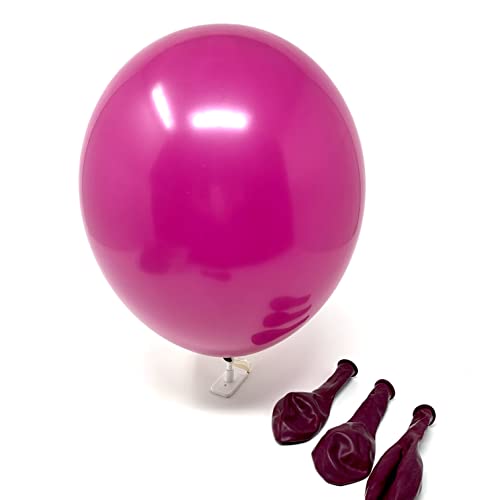 Twist4 Luftballons - Made in EU - Premiumqualität - 100% Naturlatex - Dekorationen für Geburtstage, Babyparties, Hochzeiten und Taufen (grape violet, 75 Stück) von Twist4