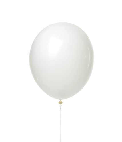 Twist4 Luftballons - Made in EU - Premiumqualität - 100% Naturlatex - Dekorationen für Geburtstage, Babyparties, Hochzeiten und Taufen (weiß, 100 Stück) von Twist4