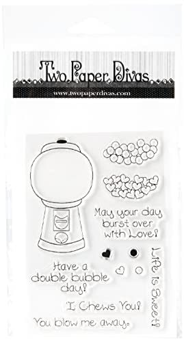 Zwei Papier Divas Zwei Papier Divas Clear Stamps Bluetooth X 11,4 I Chews Spielzeug Sie, Acryl, Mehrfarbig von Two Paper Divas