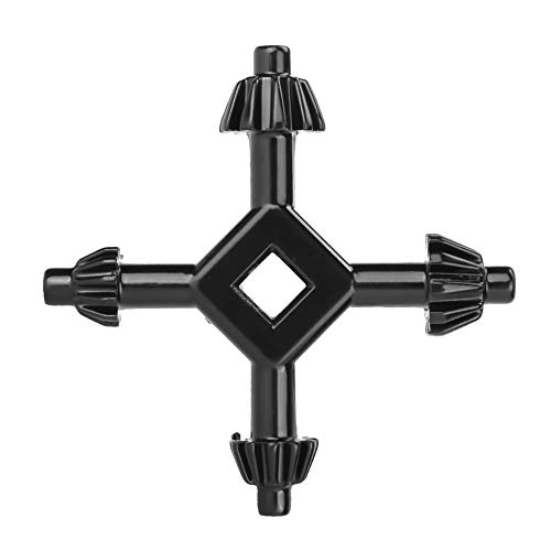 Drill Chuck Key, 4-Wege-Spannschlüssel 4-Wege-Multifunktionsstahl-Spannfutterschlüssel Fit 4 in 1 Bohrer Spannfutterschlüssel für Die Meisten Bohrer und Elektrowerkzeuge von Tyenaza