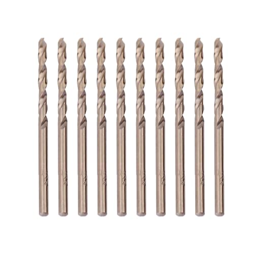 M35 Cobalt-Bohrer-Set, metrisches Hochgeschwindigkeitsstahl-Spiralbohrer-Set, HSS-CO Bohrer-Set 1,0-5,0 mm zum Bohren auf Edelstahl (3 mm) von Tyenaza