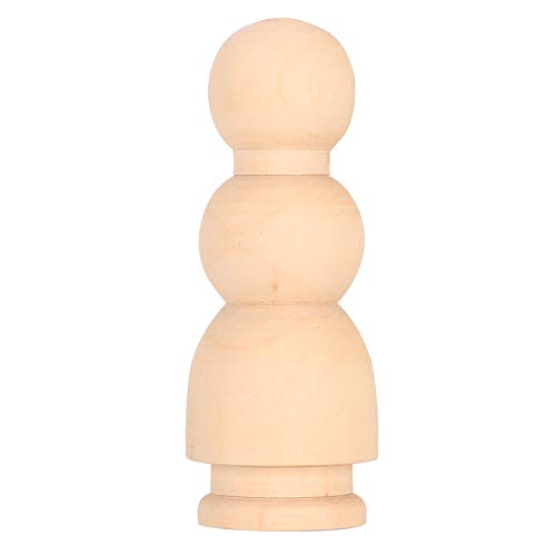 Tyenaza 20 Stück Holz DIY Peg Puppe, Unbemalt Menschen Puppe Dekoration Spielzeug Für Zuhause Ornament von Tyenaza