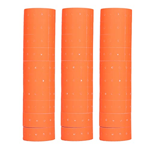 Tyenaza 30 Rollen Preisetiketten, 15000 Preisauszeichnungsetiketten für Mx-5500 M5500 Weiße Preismarker-Aufkleber Etikettenpapier Etikettenetiketten 21 x 12 mm(rot) von Tyenaza