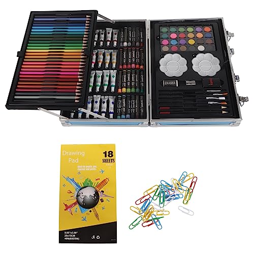 Tyenaza Kids Malteset, Komplette Sorte Exquisite Aluminium -Box -Verpackung Farbstift Set für Aquarell/Ölmalerei Skizzieren von Tyenaza