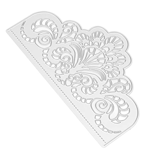 Tyenaza Stanzformen, Spitzenform-Stanzformen aus Kohlenstoffstahl, DIY-Hohlstanzschablonen für DIY-Karten-Scrapbooking (14,9 x 8,5 cm) von Tyenaza