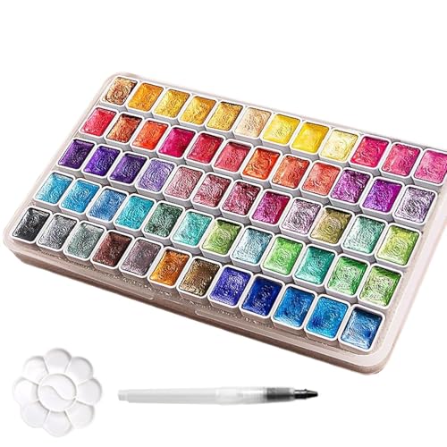 Tyinerc Epoxidharz Farbpigmente - Perl Pigmente,60 Farben Schimmer Palette Tragbarer bedarf Für Dekorative Kunstprojekte – Für Anfänger Und Tyinerc Epoxidharz Farbpigmente - Perl Pigmente,60 Farben Schimmer Palette Tragbarer bedarf Für Dekorative Kunstprojekte – Für Anfänger Und von Tyinerc