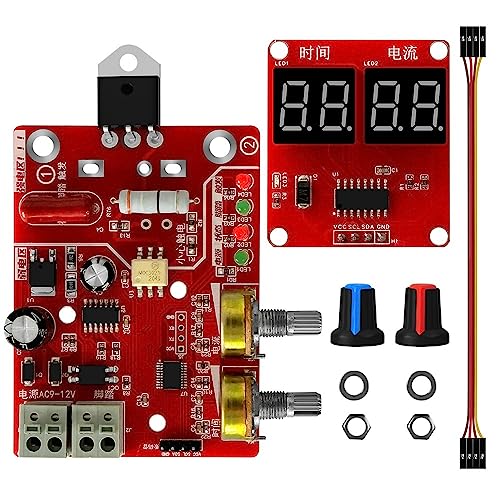 Tynmoel -D01 Punktschweißmaschine Steuerplatine DIY Steuerplatine Regulierung Von Zeit und Strom Digitalanzeige DIY Steuerplatine (40A) von Tynmoel