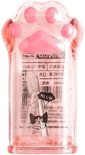 Kawaii-Bleistiftspitzer, rosa niedliche Katzenpfoten-Bleistift, Spitzer, Kawaii-Schulbedarf, Studentenpreis, Geschenk, Kawaii-Bleistiftspitzer, Katzenschulbedarf, rosa Bleistiftspitzer von TypoGrove