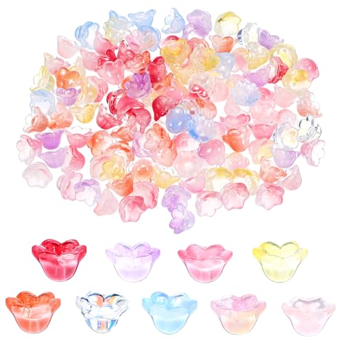 Tyqour 120 Stück Kirschblüten Perlen Acryl Blumenperlen Blumen Glasperlen Set Blumen Perlen Charms für Armbänder, Kristallperlen BlumenPerlen für DIY Schmuckherstellung Armband Halsketten Basteln Tyqour 120 Stück Kirschblüten Perlen Acryl Blumenperlen Blumen Glasperlen Set Blumen Perlen Charms für Armbänder, Kristallperlen BlumenPerlen für DIY Schmuckherstellung Armband Halsketten Basteln von Tyqour