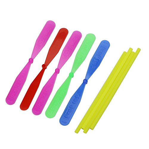 Generic T0Z9 Mini Kunststoff fliegen Toys/Bambus Libelle Propeller Kinder im freien Spielen gastgeschenke Spielzeug gifts-12 stück Premium qualität（Zufällige Farbe）, Plastik von Generic