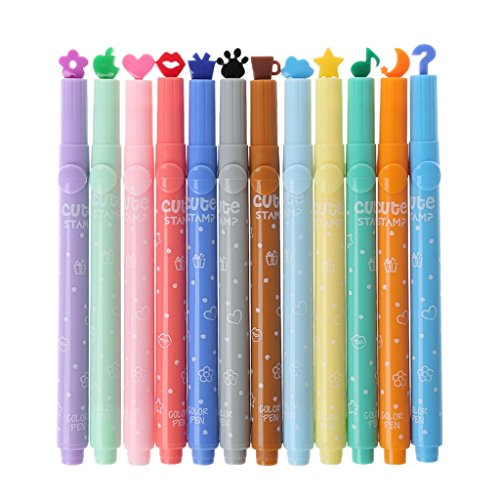 3 Stück/1 Set Kreative Bunte Stempel Textmarker Marker Stift Kreative Schreibwaren Kinder Geschenk Bequem und Umweltfreundlich 3 Stück/1 Set Kreative Bunte Stempel Textmarker Marker Stift Kreative Schreibwaren Kinder Geschenk Bequem und Umweltfreundlich von U-K