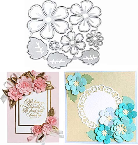 U-horizon 3D-Blumen-Stanzformen, DIY, Scrapbooking, Metall-Prägeschablone, Vorlage für Alben, Papierkarten, Kunsthandwerk (3D-Blume) von U-horizon