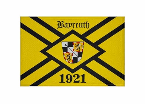 U24 Aufnäher Bayreuth 1921 Fahne Flagge Aufbügler Patch 9 x 6 cm von U24