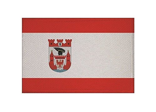 U24 Aufnäher Berlin Spandau Fahne Flagge Aufbügler Patch 9 x 6 cm von U24