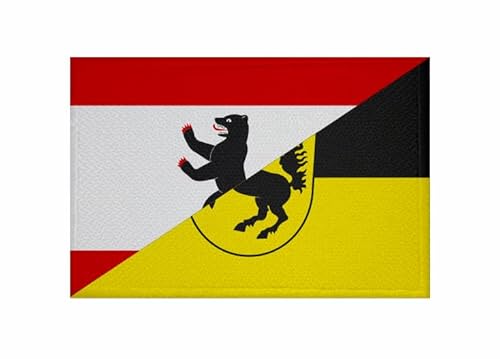 U24 Aufnäher Berlin-Stuttgart Fahne Flagge Aufbügler Patch 9 x 6 cm von U24