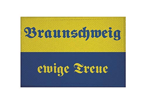 U24 Aufnäher Braunschweig ewige Treue Fahne Flagge Aufbügler Patch 9 x 6 cm von U24