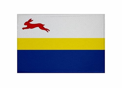 U24 Aufnäher De Fryske Marren (Niederlande) Fahne Flagge Aufbügler Patch 9 x 6 cm von U24