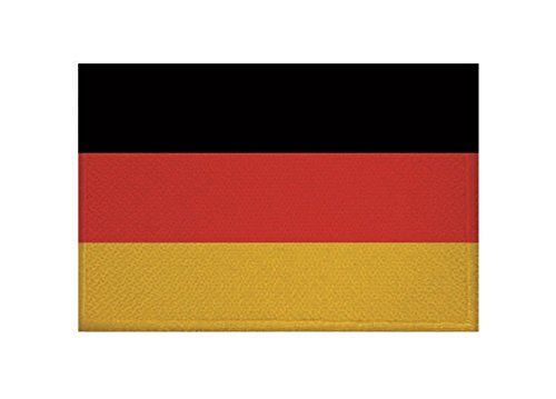 U24 Aufnäher Deutschland Fahne Flagge Aufbügler Patch 9 x 6 cm von U24