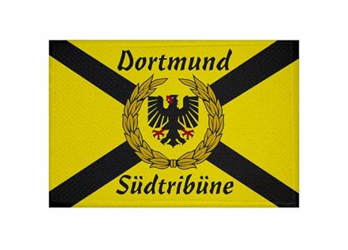 U24 Aufnäher Dortmund Südtribüne Adler Fahne Flagge Aufbügler Patch 9 x 6 cm von U24