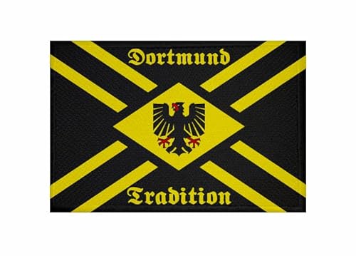 U24 Aufnäher Dortmund Tradition Fahne Flagge Aufbügler Patch 9 x 6 cm von U24