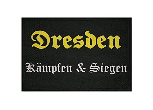 U24 Aufnäher Dresden Kämpfen & Siegen Fahne Flagge Aufbügler Patch 9 x 6 cm von U24