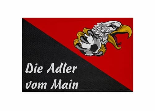 U24 Aufnäher Frankfurt Adler vom Main Fahne Flagge Aufbügler Patch 9 x 6 cm von U24