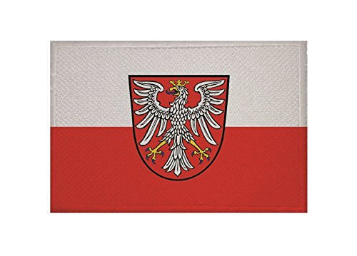 U24 Aufnäher Frankfurt Fahne Flagge Aufbügler Patch 9 x 6 cm von U24