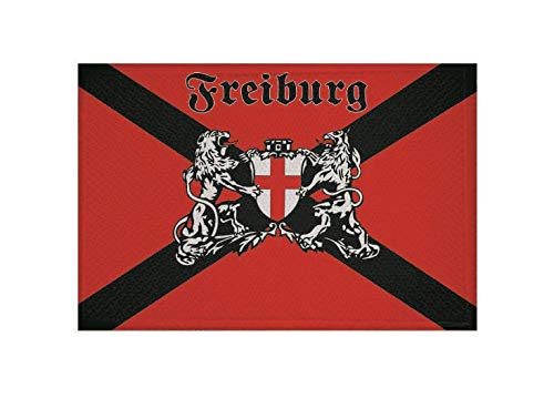 U24 Aufnäher Freiburg Kreuz Fahne Flagge Aufbügler Patch 9 x 6 cm von U24