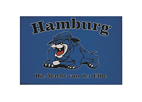 U24 Aufnäher Hamburg macht von der Elbe Fahne Flagge Aufbügler Patch 9 x 6 cm von U24