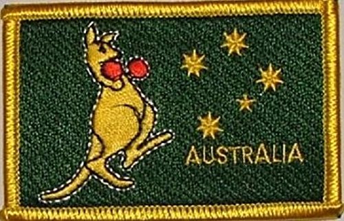 U24 Aufnäher Känguru Australien Aufbügler Patch von U24