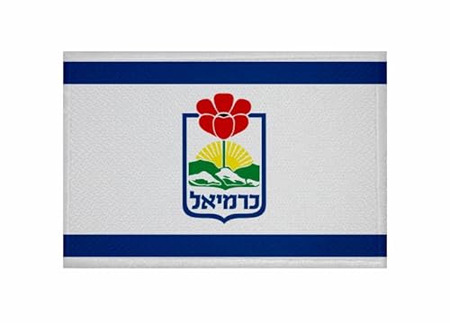 U24 Aufnäher Karmi’el City (Israel) Fahne Flagge Aufbügler Patch 9 x 6 cm von U24