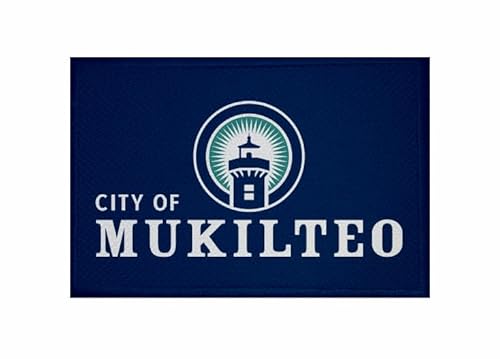 U24 Aufnäher Mukilteo City (Washington) Fahne Flagge Aufbügler Patch 9 x 6 cm von U24