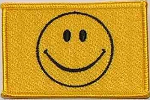 U24 Aufnäher Smily Smilie Aufbügler Patch von U24