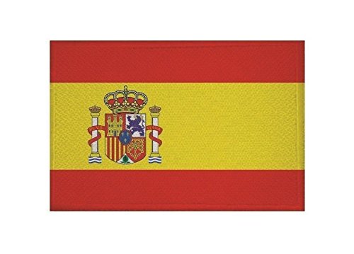 U24 Aufnäher Spanien Fahne Flagge Aufbügler Patch 9 x 6 cm von U24