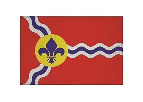 U24 Aufnäher St. Louis Fahne Flagge Aufbügler Patch 9 x 6 cm von U24