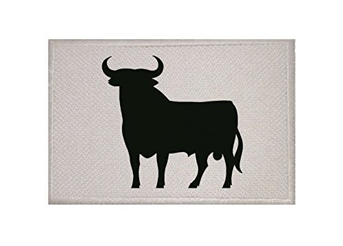 U24 Aufnäher Stier Fahne Flagge Aufbügler Patch 9 x 6 cm von U24