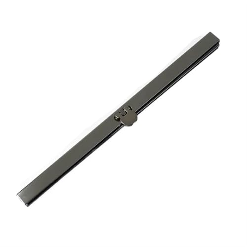 Geldbörse Rahmen Köein 115/190 mm Metall-Geldbörsenrahmen-Schnallen, Geldbörse, Kisss Lock, Randstreifen-Verschluss, Taschengriff-Clip, Schnallenschrauben, Herstellung von Schlössern, Zubehör(Black,11 von UALXPAO