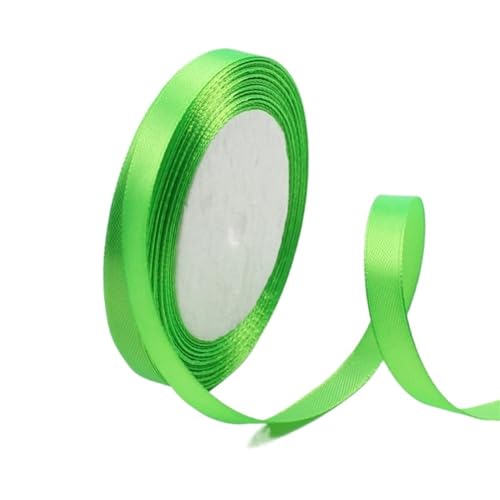 Geschenkband 25 Yards Satinbänder for Hochzeit Geburtstagsparty Geschenkverpackung Weihnachten Halloween Festival DIY Handwerk Band(Fruit green,20mm) von UALXPAO