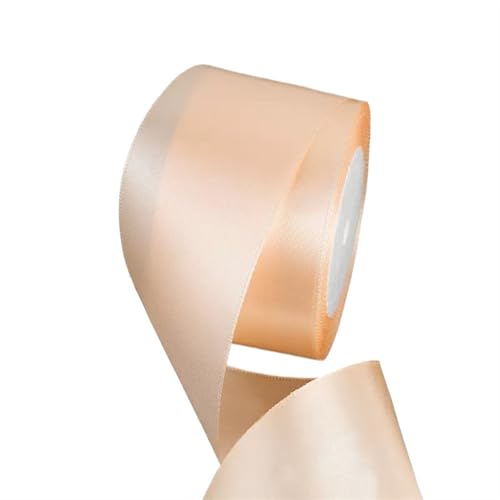 Satinband BäNder 25 Yards/Rolle Satinbänder for Basteln, Schleifen, handgefertigte Geschenkverpackungen, Weihnachtshochzeit, dekoratives Band, breit 50 mm(Color 3) von UALXPAO