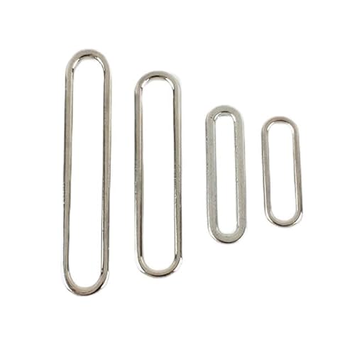 UANGLI 10/20 Stück 20–50 mm Metallschnallen Tri-Glide-Einstellverschluss BH-O-Ring-Schieber Riemenschnalle DIY Gürtelhaken Kleidungsstück Nähzubehör von UANGLI