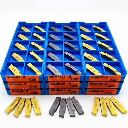 UANGLI MGMN300 MGMN200 MGMN150 MGMN400 Lathe CNC Tool Grooving Tool Carbide Blade Cutting and Grooving Tool MGMN 300 (Size : MGMN150-G, Color : 1.5MM_NC3020) von UANGLI