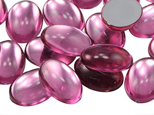 Rose Lite RS72 Acryl-Cabochon, oval, 25 x 18 mm, 20 Stück von UBJSFASASND