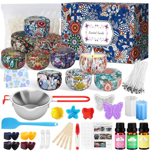 UCAMP Kerzen Selber Machen Set,DIY Kerzenherstellung Set,DIY Kreative Kerzenherstellung Kit,Candle Making Kit für Erwachsene Anfänger,Kerzen Gießen Set für Erwachsene Anfänger Kinder von UCAMP