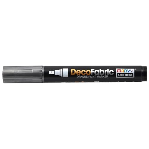 UCHIDA Decofabric Marker, 223-S, Perlschwarz, geruchlos, lichtecht von UCHIDA