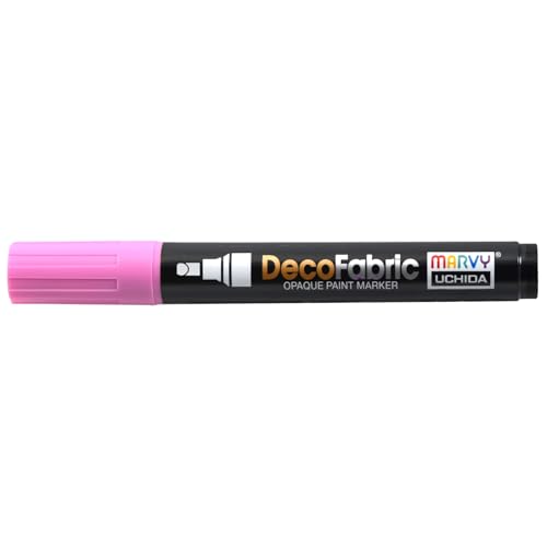 UCHIDA Decofabric Marker, 223-S, fluoreszierendes Rosa, geruchlos, lichtecht von UCHIDA