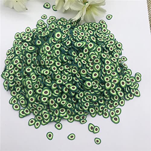 20g 5mm Avocado für Harz DIY Supplies Nails Art Polymer Clear Clay Zubehör DIY Pailletten Scrapbook Shakes Paper Craft von UCRHJJC